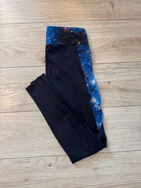 Blackmilk Blue Galaxy Workout Leggings